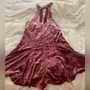 Urban Outfitters Velvet Romper
